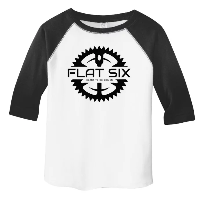 Flat Six Meant To Be Driven W Gear Sport Car Toddler Fine Jersey T-Shirt