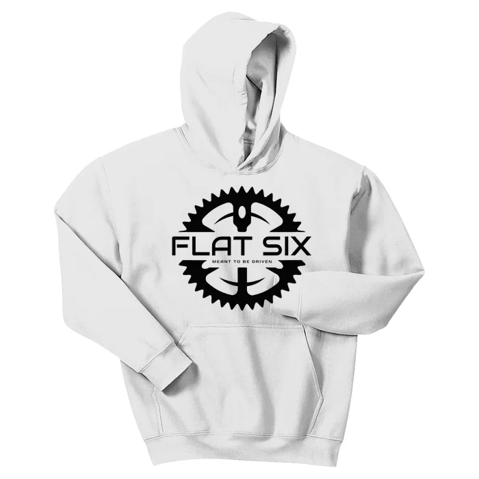 Flat Six Meant To Be Driven W Gear Sport Car Kids Hoodie