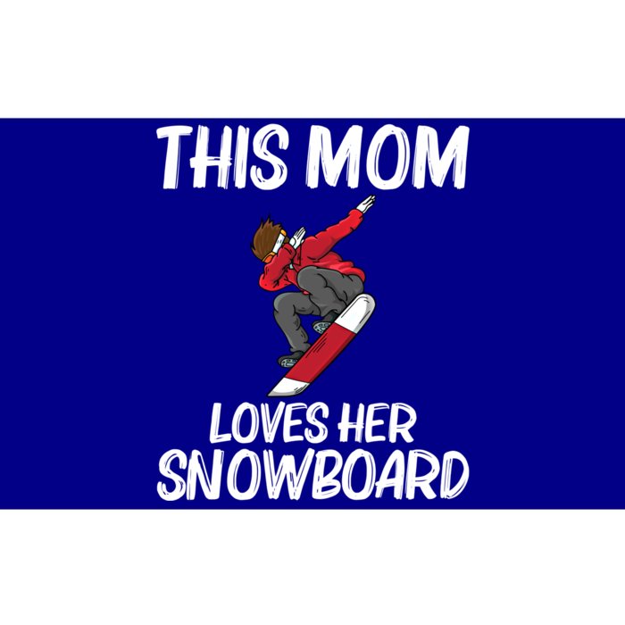 Funny Snowboarding Mom Mother Skier Snowboard Snowboarder Gift Bumper Sticker