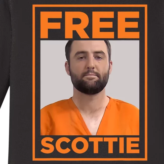 Free Scottie Mugshot Baby Long Sleeve Bodysuit