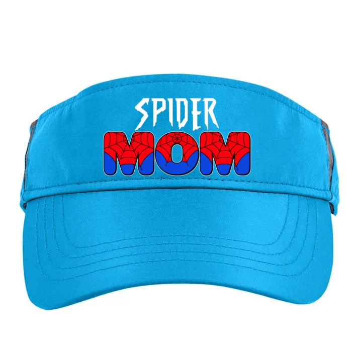 Funny Spider Mom Matching Family Shirts Adult Drive Performance Visor