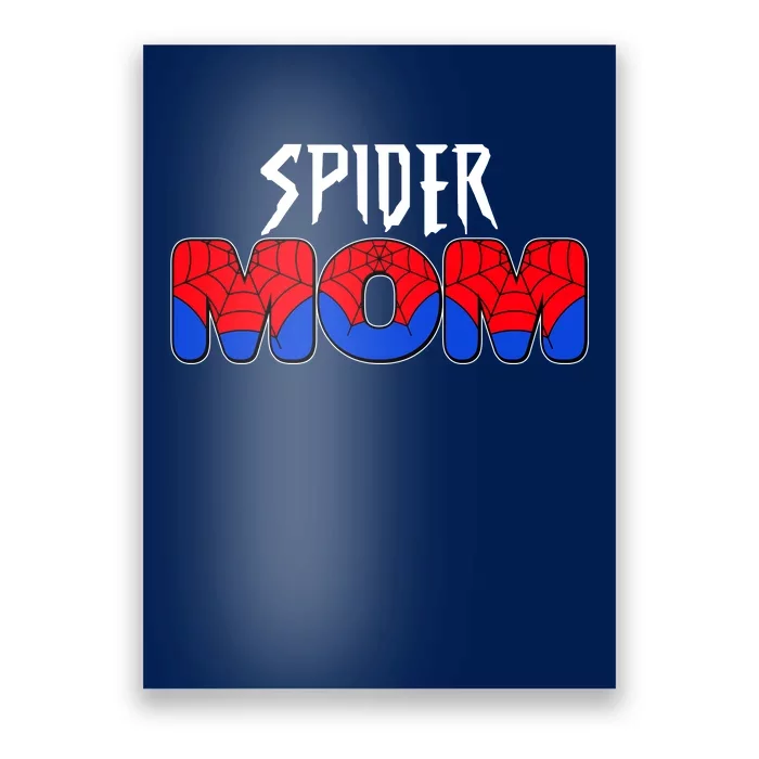 Funny Spider Mom Matching Family Shirts Poster