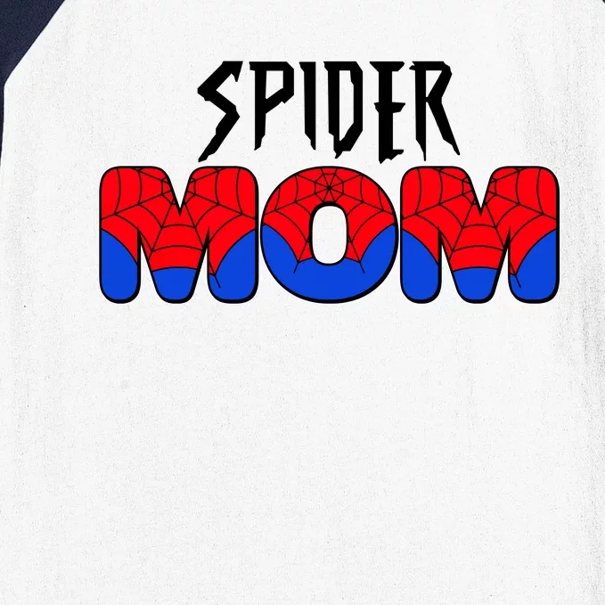 Funny Spider Mom Matching Family Shirts Baseball Sleeve Shirt