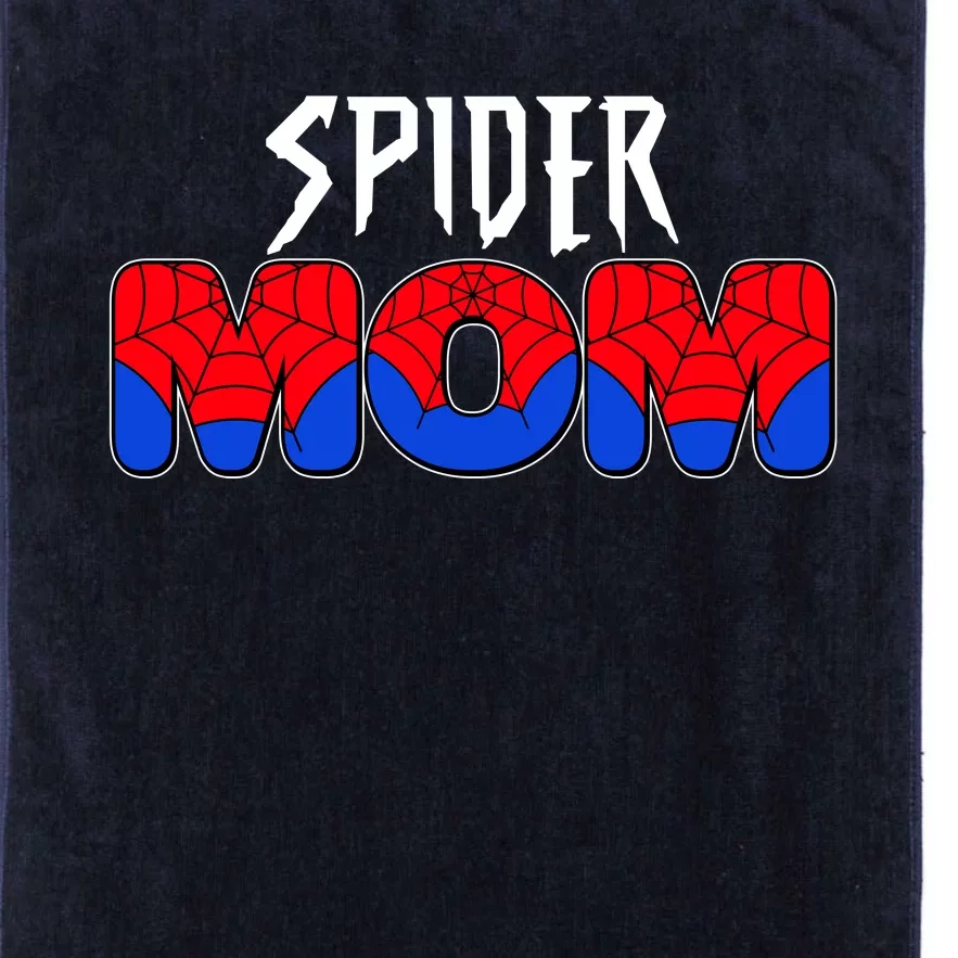 Funny Spider Mom Matching Family Shirts Platinum Collection Golf Towel