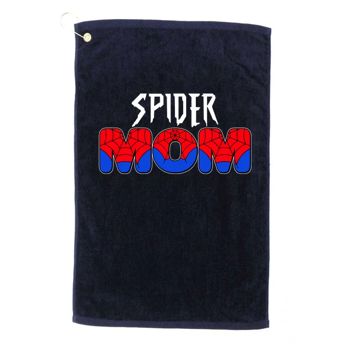 Funny Spider Mom Matching Family Shirts Platinum Collection Golf Towel