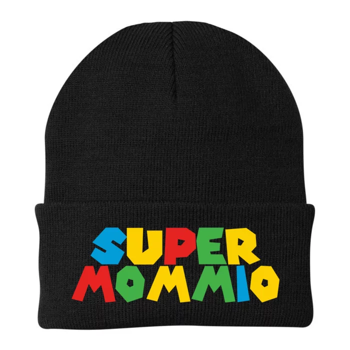 Funny Super Mommio Mother's Day Gamer Knit Cap Winter Beanie