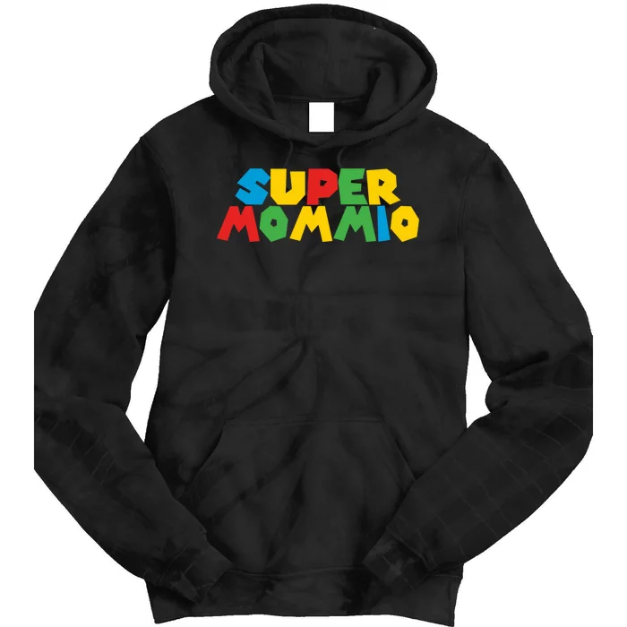 Funny Super Mommio Mother's Day Gamer Tie Dye Hoodie