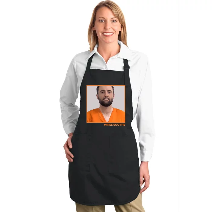 Free Scottie Mugshot Full-Length Apron With Pocket