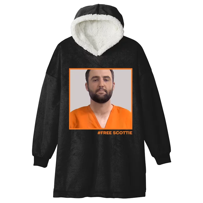 Free Scottie Mugshot Hooded Wearable Blanket