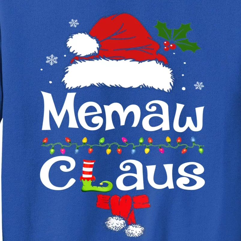 Funny Santa Memaw Claus Christmas Matching Family Funny Gift Sweatshirt