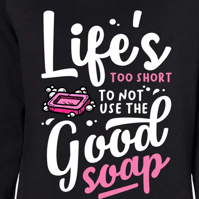 Funny Soap Maker Handmade Soap Making Soapmaking Gift Womens California Wash Sweatshirt