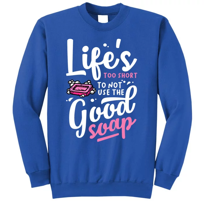 Funny Soap Maker Handmade Soap Making Soapmaking Gift Tall Sweatshirt