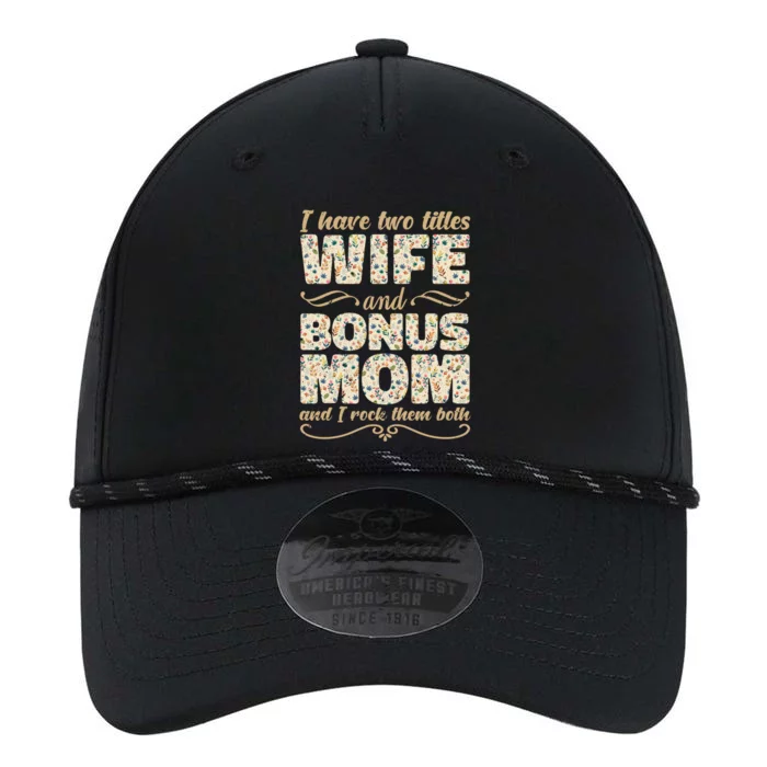 Floral Stepmom Mothers Day Mommy Mama Proud Bonus Mom Gift Performance The Dyno Cap