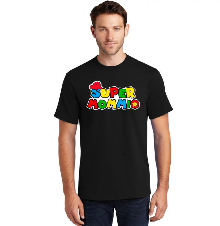 Funny Super Mommio Mother's Day Gamer Tall T-Shirt