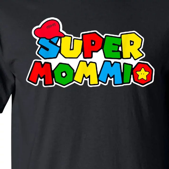 Funny Super Mommio Mother's Day Gamer Tall T-Shirt