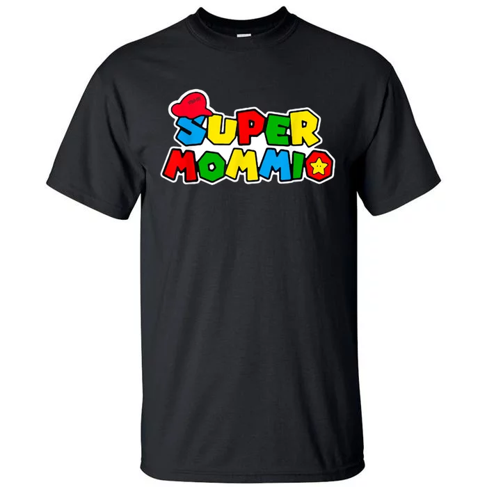 Funny Super Mommio Mother's Day Gamer Tall T-Shirt