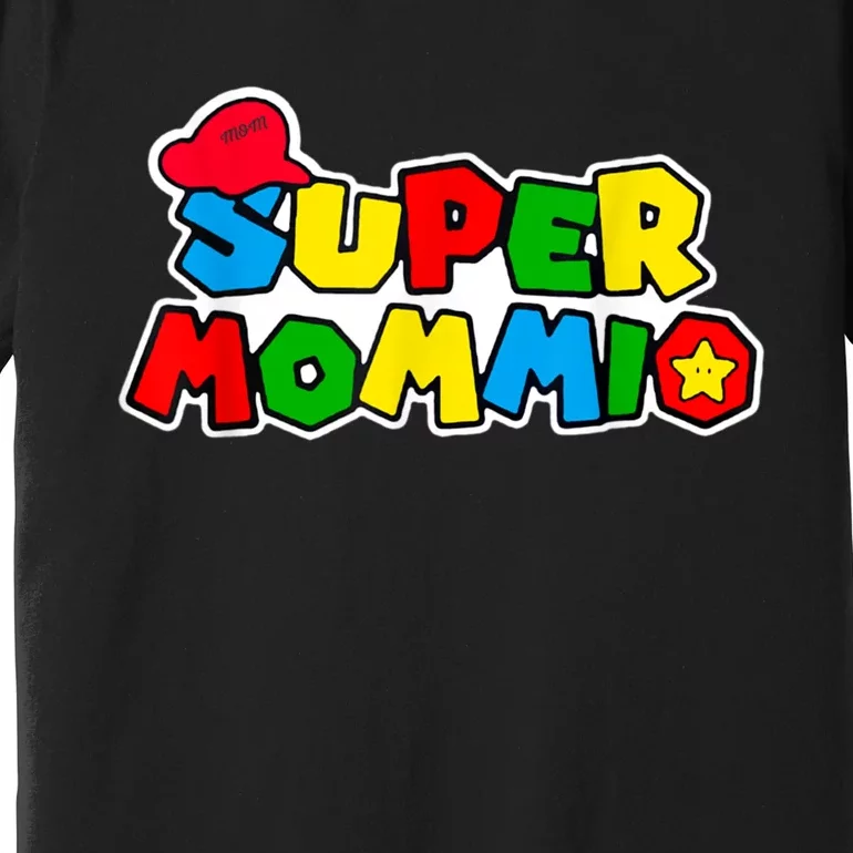 Funny Super Mommio Mother's Day Gamer Premium T-Shirt