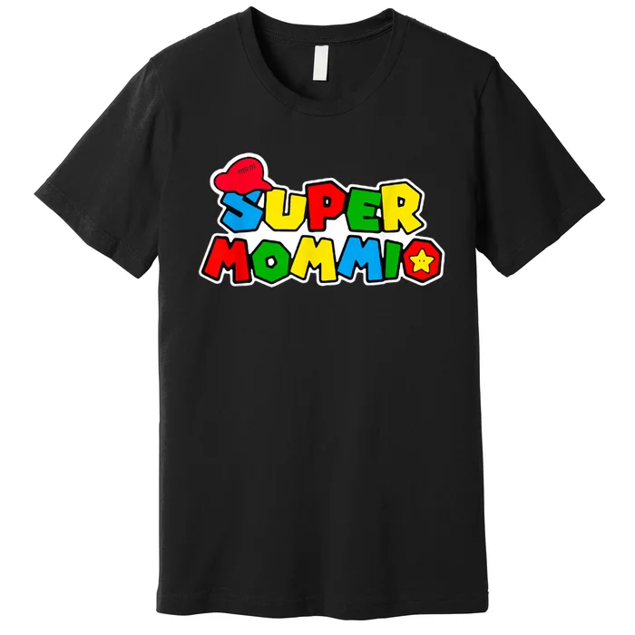 Funny Super Mommio Mother's Day Gamer Premium T-Shirt