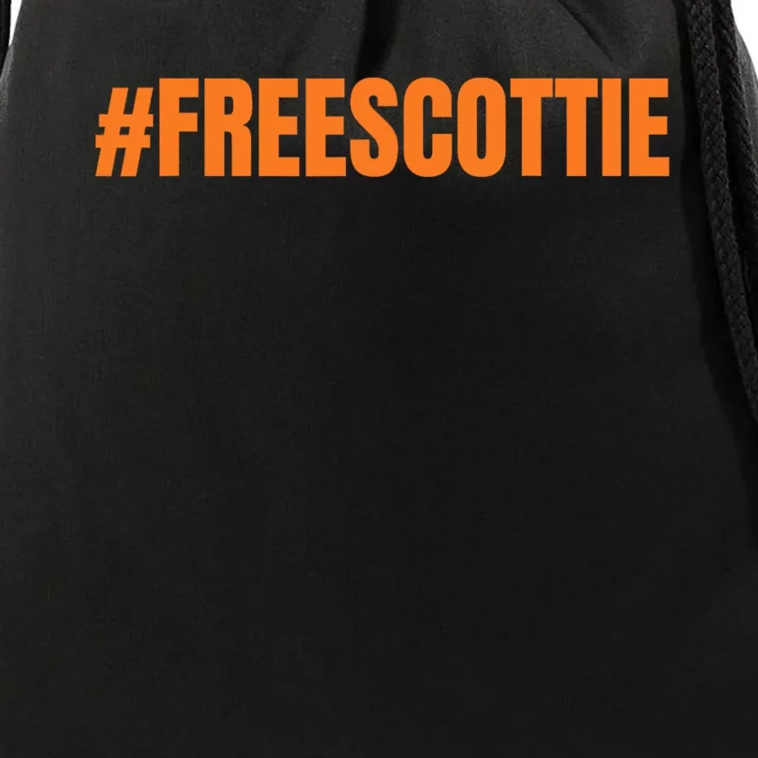 Free Scottie Mugshot Drawstring Bag