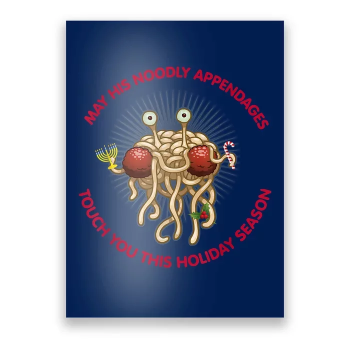 Flying Spaghetti Monster Holiday Gift Poster