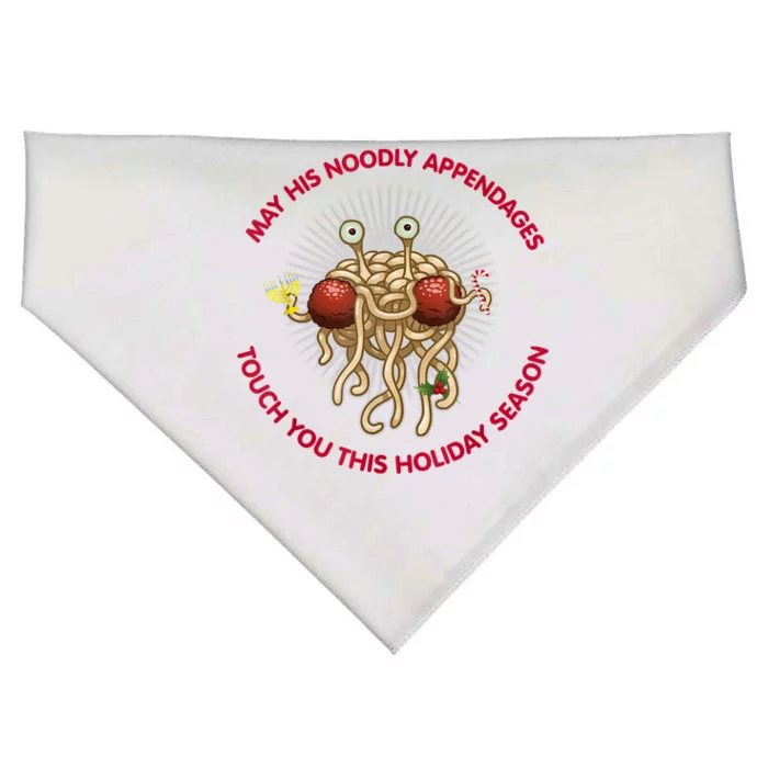 Flying Spaghetti Monster Holiday Gift USA-Made Doggie Bandana