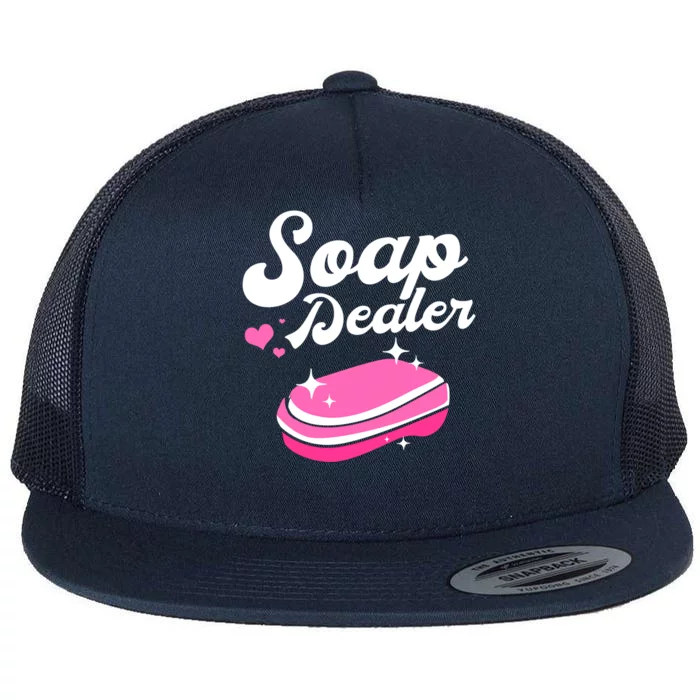 Funny Soap Maker Soap Making Soap Dealer Gift Flat Bill Trucker Hat