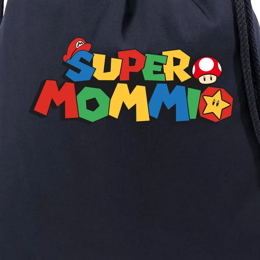 Funny Super Mommio Mother's Day Drawstring Bag