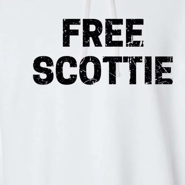 Free Scottie Mugshot Garment-Dyed Fleece Hoodie