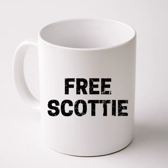 Free Scottie Mugshot Front & Back Coffee Mug