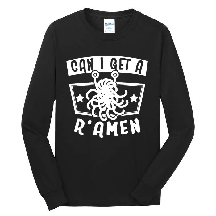 Flying Spaghetti Monster FSM Atheist Tall Long Sleeve T-Shirt