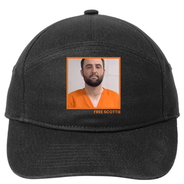 Free Scottie Mugshot 7-Panel Snapback Hat