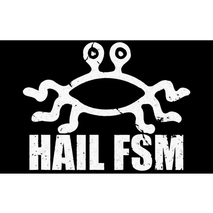 Flying Spaghetti Monster FSM Hail To The Spaghetti Monster Bumper Sticker