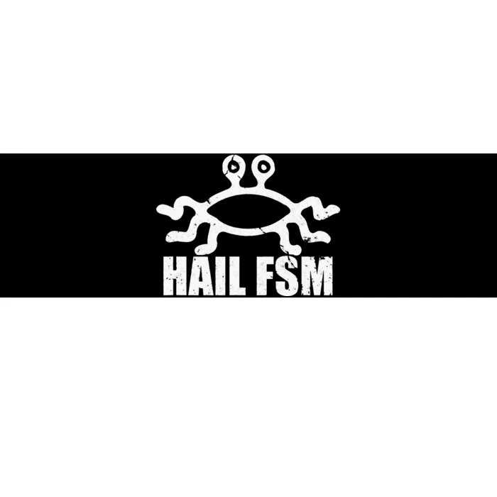 Flying Spaghetti Monster FSM Hail To The Spaghetti Monster Bumper Sticker