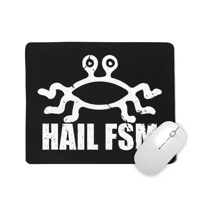 Flying Spaghetti Monster FSM Hail To The Spaghetti Monster Mousepad