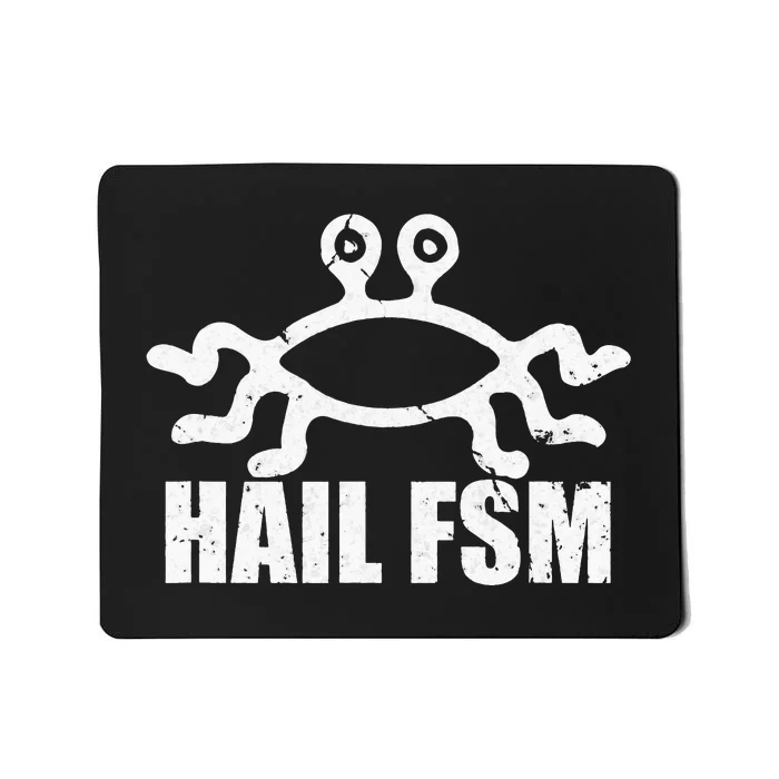 Flying Spaghetti Monster FSM Hail To The Spaghetti Monster Mousepad