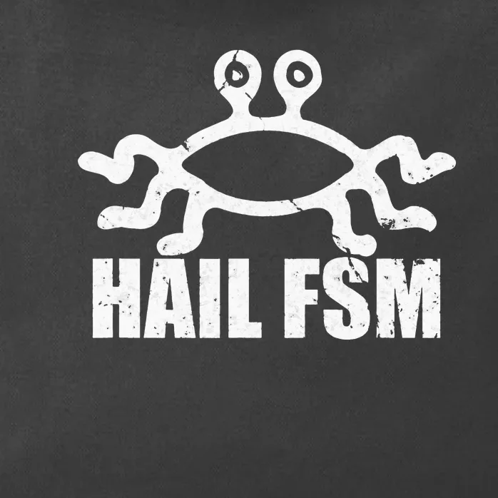 Flying Spaghetti Monster FSM Hail To The Spaghetti Monster Zip Tote Bag