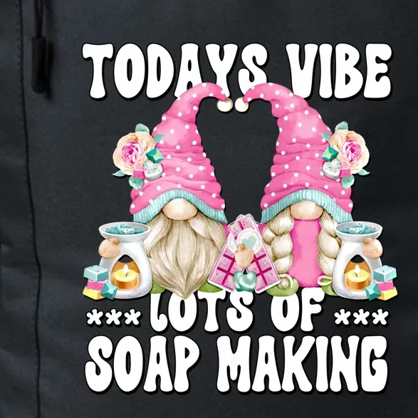 Funny Soap Making Gnome Mom And Dad And Soap Maker Meaningful Gift Daily Commute Backpack