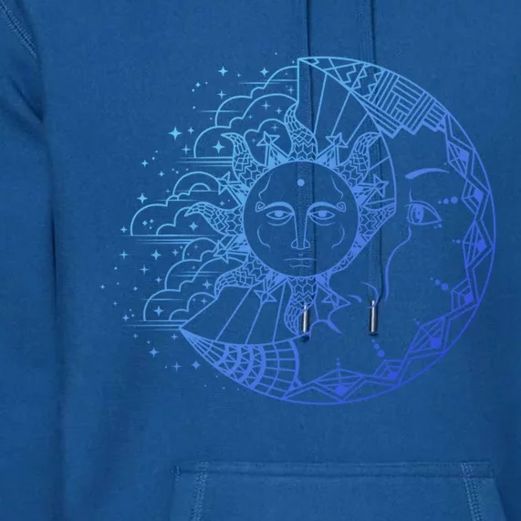 Funny Sun Moon Astrology Astronomer Astronomy Gift Premium Hoodie