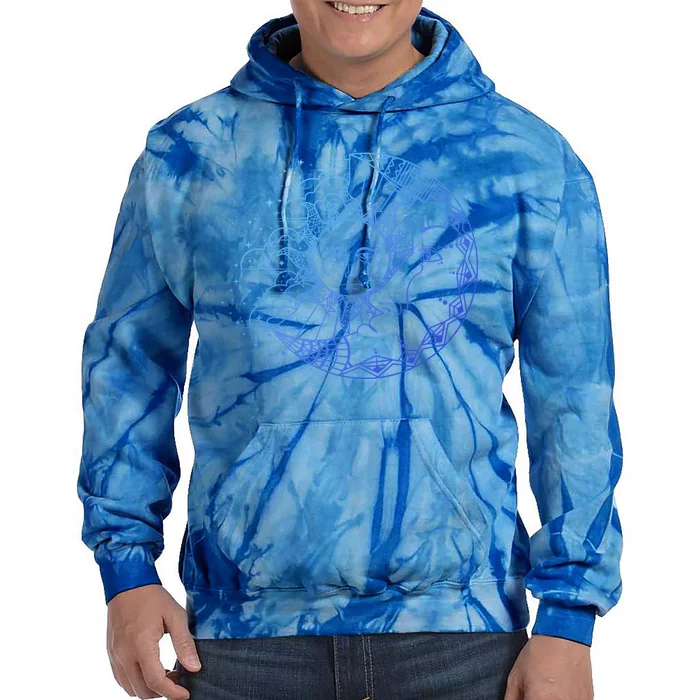 Funny Sun Moon Astrology Astronomer Astronomy Gift Tie Dye Hoodie