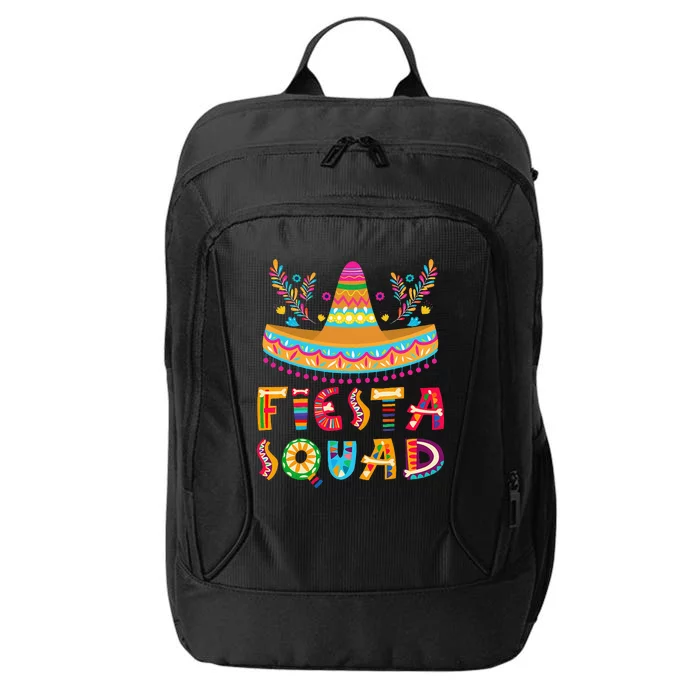 Fiesta Squad Mexican Party Cinco De Mayo City Backpack