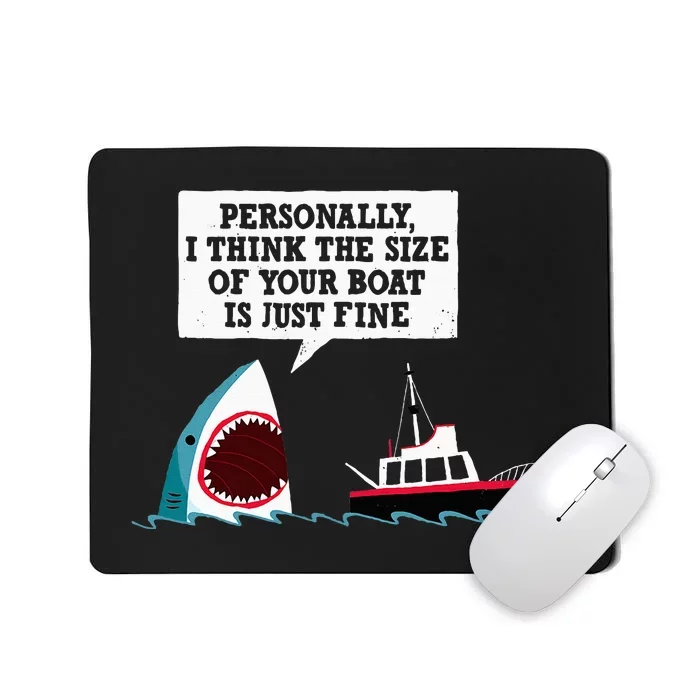 Funny Shark Movie Polite Shark Dinomike Mousepad