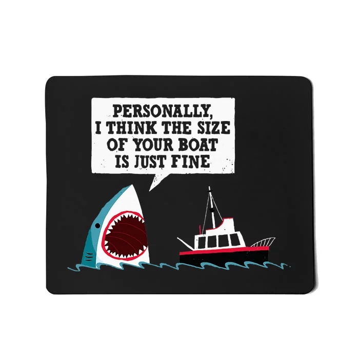 Funny Shark Movie Polite Shark Dinomike Mousepad