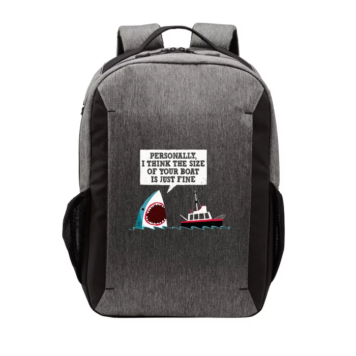 Funny Shark Movie Polite Shark Dinomike Vector Backpack