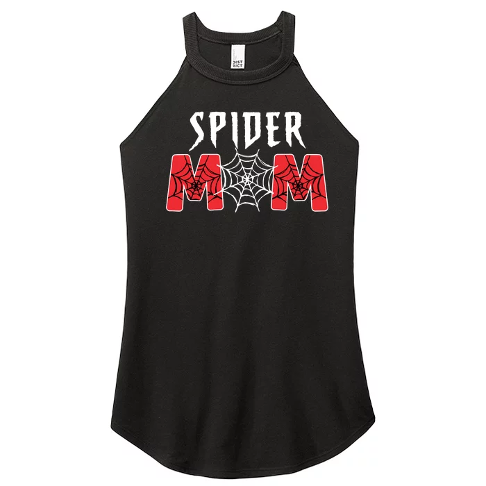 Family Spider Mom Spider Dad Matching Birthday Theme Women’s Perfect Tri Rocker Tank