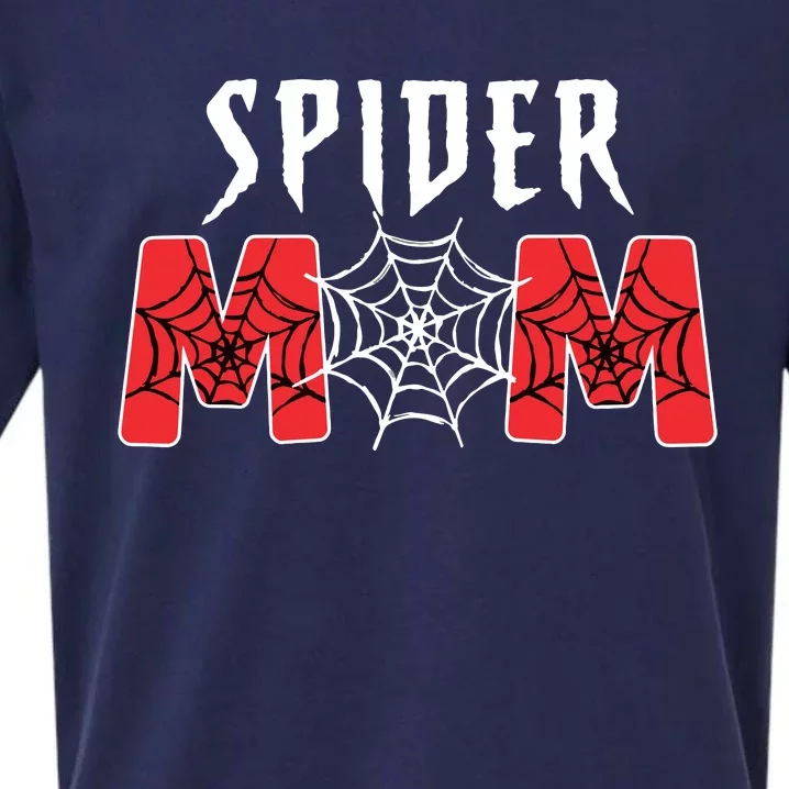 Family Spider Mom Spider Dad Matching Birthday Theme Sueded Cloud Jersey T-Shirt