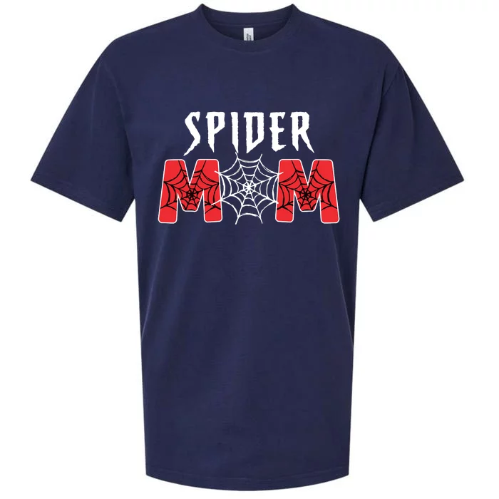 Family Spider Mom Spider Dad Matching Birthday Theme Sueded Cloud Jersey T-Shirt