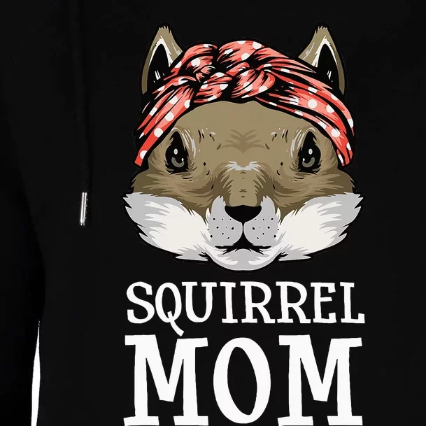 Funny Squirrel Mom Rodent Gopher Chipmunk Lover Women Womens Funnel Neck Pullover Hood