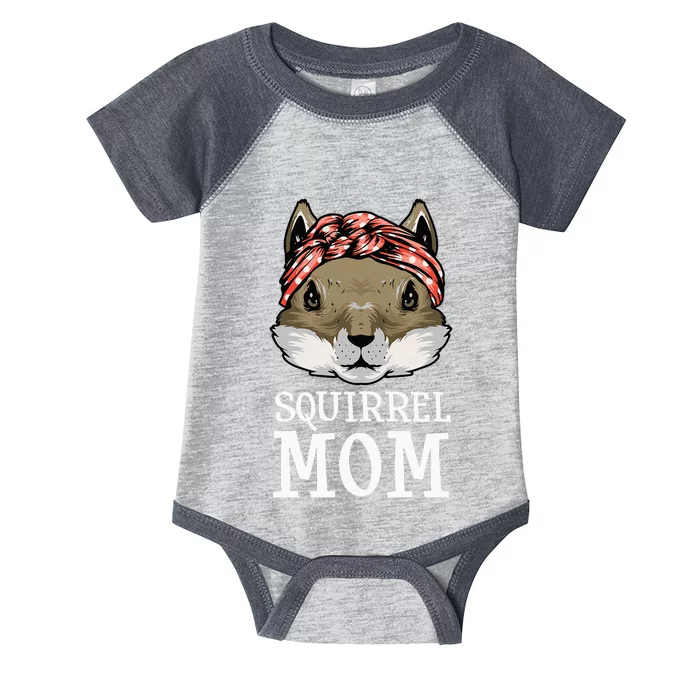 Funny Squirrel Mom Rodent Gopher Chipmunk Lover Women Infant Baby Jersey Bodysuit