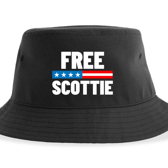 Free Scottie Mugshot Sustainable Bucket Hat