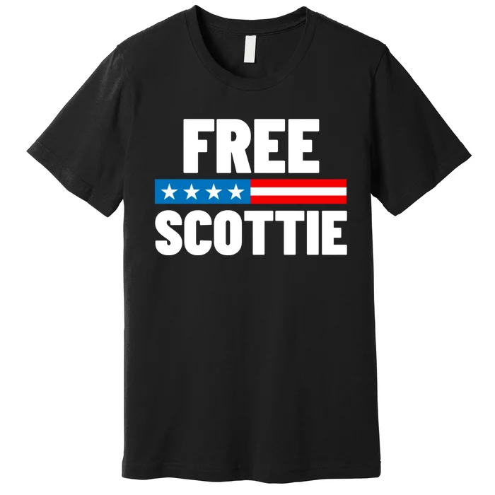 Free Scottie Mugshot Premium T-Shirt